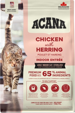 ACANA CAT Indoor Entree (kylling, kalkun og fisk) 1,8kg 